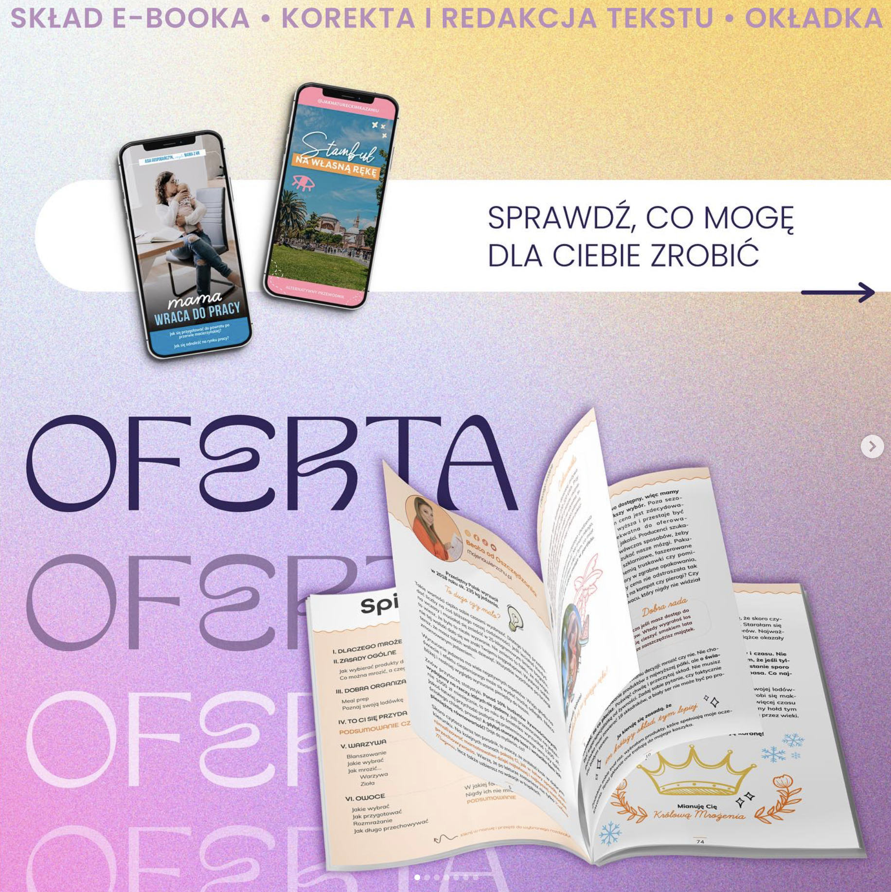 Oferta skład e-booka PDF